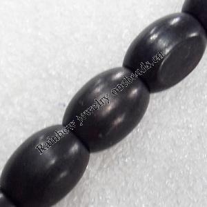 Black Turquoise Beads, 12x17mm, Hole:Approx 1-1.5mm, Sold per 16-inch Strand