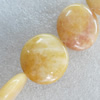 Natural Jade Beads, Flat Round, 25x7mm, Hole:About 1-1.5mm, Sold per 16-inch Strand