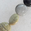 Natural Gemstone Beads, Flat Round, 20x8mm, Hole:About 1-1.5mm, Sold per 16-inch Strand