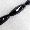 Black Agate Beads, 12x40mm, Hole:Approx 1mm, Sold per 16-Inch Strand