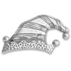 Zinc Alloy Charm/Pendant, Nickel-free and Lead-free, Elf Hat, Height 18mm, Width 30mm, Sold by PC  