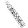 Zinc Alloy Charm/Pendant, Nickel-free and Lead-free, Height 22.5mm, Width 4.5mm, Sold by PC 