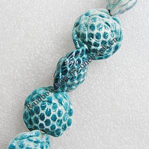 Ceramics Beads, Flolwer 26mm Hole:3.5mm, Sold by Bag