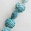 Ceramics Beads, Flolwer 26mm Hole:3.5mm, Sold by Bag