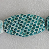 Ceramics Beads, 48x27mm Hole:3mm, Sold by Bag