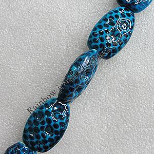 Ceramics Beads, 47x25mm Hole:2.5mm, Sold by Bag