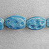 Ceramics Beads, 34x21mm Hole:3mm, Sold by Bag