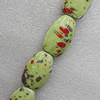 Ceramics Beads, 35x22mm Hole:3mm, Sold by Bag