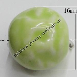 Ceramics Beads, 16mm Hole:3mm, Sold by Bag