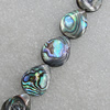 Natural Black Shell Beads, Teardrop 16x13mm Hole:1mm, Sold by Strand