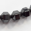 Magnetic Hematite Beads, Faceted Bicone, A Grade, 8x6mm, Hole:about 0.6mm, Sold per 16-Inch Strand