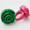 Resin Ring,Lead-free, Ring-Head Size:34mm Sold by PC