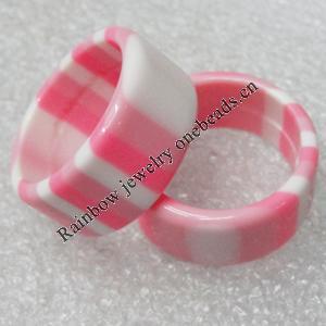 Resin Ring,Lead-free, Width:10mm Sold by PC