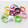 Resin Ring,Lead-free, Mixed Color and Mixed style Width:4.5mm-14mm Sold by PC