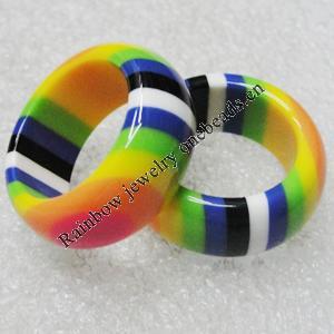 Resin Ring,Lead-free, Width:9mm Sold by PC