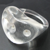 Resin Ring,Lead-free, Ring-Head Size:17x22mm Sold by PC