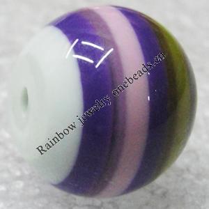 Resin Beasds,Lead-free Round Size:14mm, Sold by PC