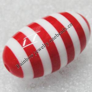 Resin Beasds,Lead-free, Oval Size:30x18mm, Sold by PC