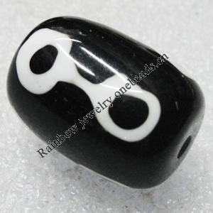 Tibet Resin Beads, Handmade,Oval 24x17mm Sold by PC