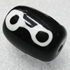 Tibet Resin Beads, Handmade,Oval 24x17mm Sold by PC