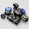 Tibet Resin Beads, Handmade Mix color mix style 15mm-40mm Sold by Group