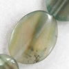 Agate Beads, Flat Oval, 30x39mm, Hole:Approx 2mm, Sold per 15.7-inch Strand