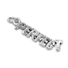 Zinc Alloy Charm/Pendant, Nickel-free and Lead-free, Perfect, Height 23mm, Width 6mm, Sold by PC       