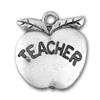 Zinc Alloy Charm/Pendant, Nickel-free and Lead-free, Height 13mm, Width 12mm, Sold by PC 