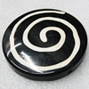 Tibet Resin Beads, Handmade,Coin 55x11mm Sold by PC