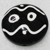 Tibet Resin Beads, Handmade, Flat Round 44x4mm Sold by PC