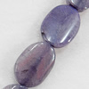 Agate Beads, Flat Oval, 21x27mm, Hole:Approx 2mm, Sold per 15.7-inch Strand