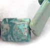 Agate Beads, Rectangle, 18x25mm, Hole:Approx 2mm, Sold per 15.7-inch Strand
