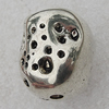 Jewelry findings, CCB Plastic Beads Antique Silver, Nugget 23x19mm Hole:3mm, Sold by Bag
