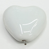 Ceramics Beads, Heart 34x30mm Hole:3mm, Sold by Bag