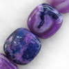 Agate Beads, Square, 16mm, Hole:Approx 2mm, Sold per 15.7-inch Strand