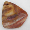 Agate Pendant, 38x43mm, Hole:Approx 2mm, Sold by PC