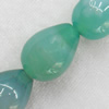 Agate Beads, Teardrop, About:14x24mm, Hole:Approx 2mm, Sold per 15.7-inch Strand