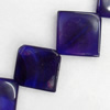 Agate Beads, Diamond, 35x32mm, Hole:Approx 2mm, Sold per 15.7-inch Strand
