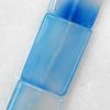 Agate Beads, Rectangle, 23x34mm, Hole:Approx 2mm, Sold per 15.7-inch Strand