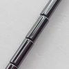 Magnetic Hematite Beads, Tube, A Grade, 6x4mm, Hole:about 0.6mm, Sold per 16-Inch Strand