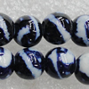 Ceramics Beads, Round 22mm Hole:3mm, Sold by Bag