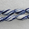 Ceramics Beads, Oval 16x9mm Hole:1.5mm, Sold by Bag