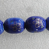 Ceramics Beads, Oval 17x14mm Hole:3.5mm, Sold by Bag