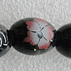 Ceramics Beads, Oval 17x14mm Hole:3.5mm, Sold by Bag