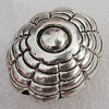 Jewelry findings, CCB Plastic Beads Antique Silver, 29x25mm Hole:3mm, Sold by Bag