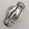Jewelry findings, CCB Plastic Beads Antique Silver, Lantern 24x15mm Hole:5mm, Sold by Bag