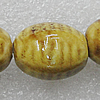 Ceramics Beads, Oval 23x18mm Hole:2mm, Sold by Bag