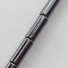 Magnetic Hematite Beads, Tube, A Grade, 10x4mm, Hole:about 0.6mm, Sold per 16-Inch Strand