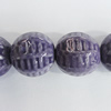 Ceramics Beads, Round 18mm Hole:3mm, Sold by Bag