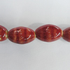 Ceramics Beads, Oval 21x14mm Hole:2mm, Sold by Bag